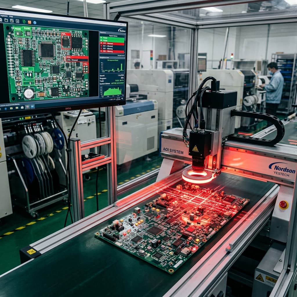 Testing PCB manufacturing and electronics production